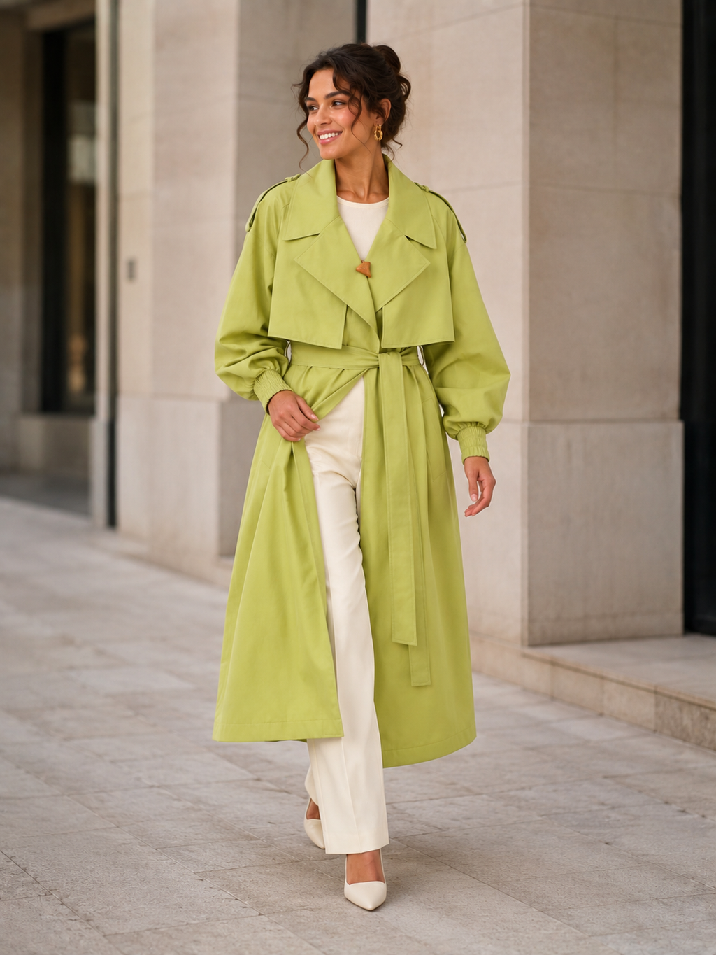 Trench Long Vert