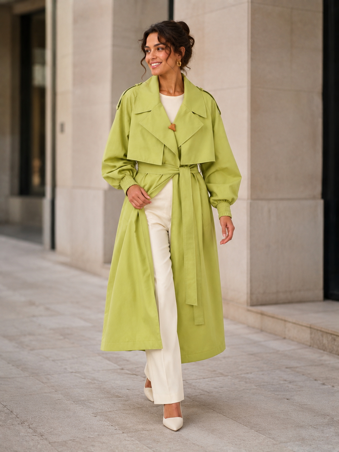 Trench Long Vert