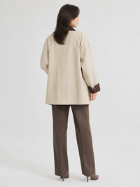 Trench Beige Oversize Femme