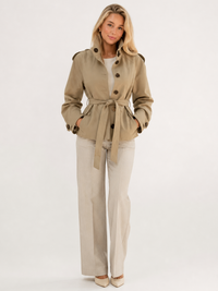 Veste Trench Col Montant