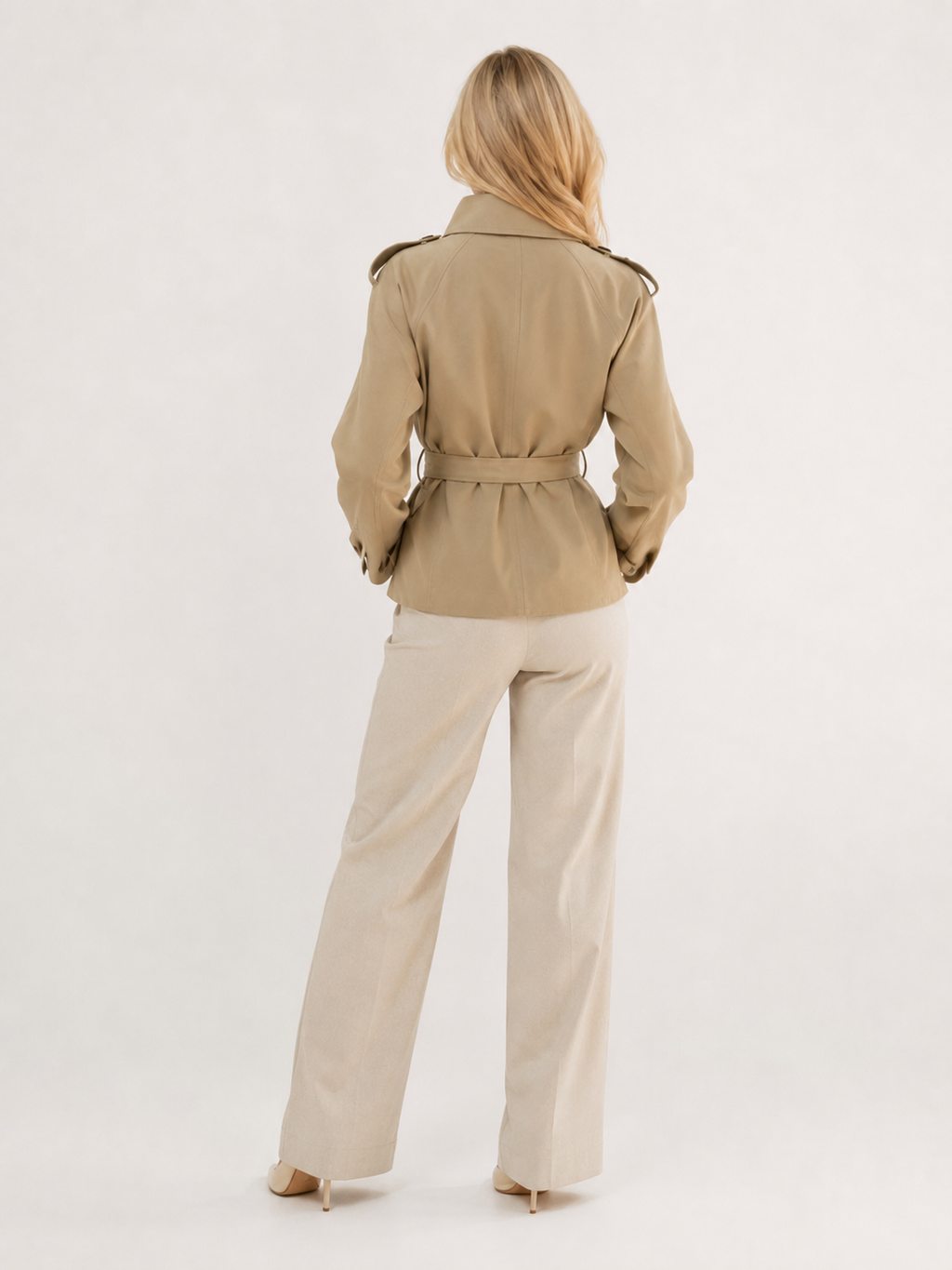 Veste Trench Col Montant
