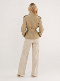 Veste Trench Col Montant