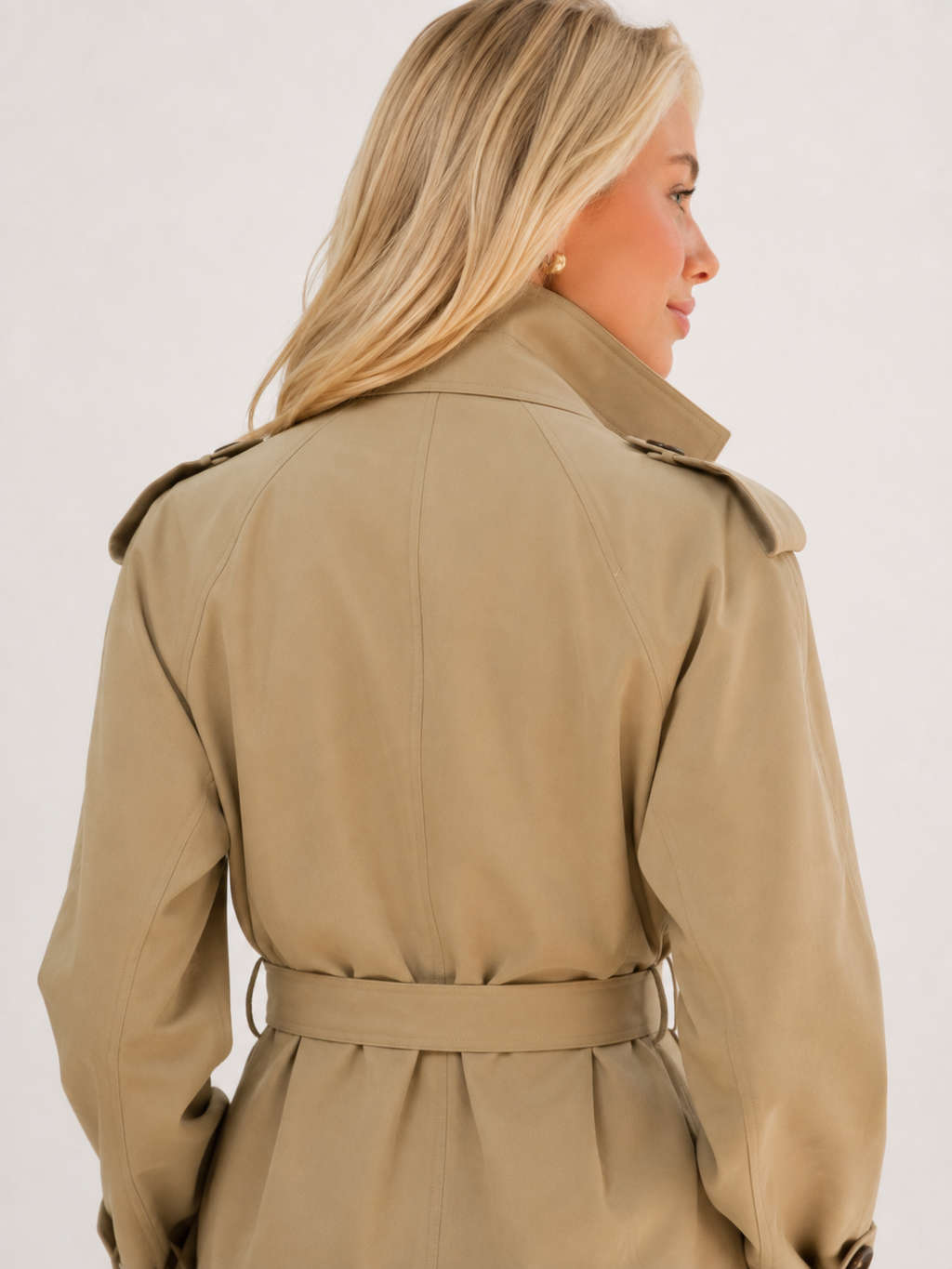 Veste Trench Col Montant