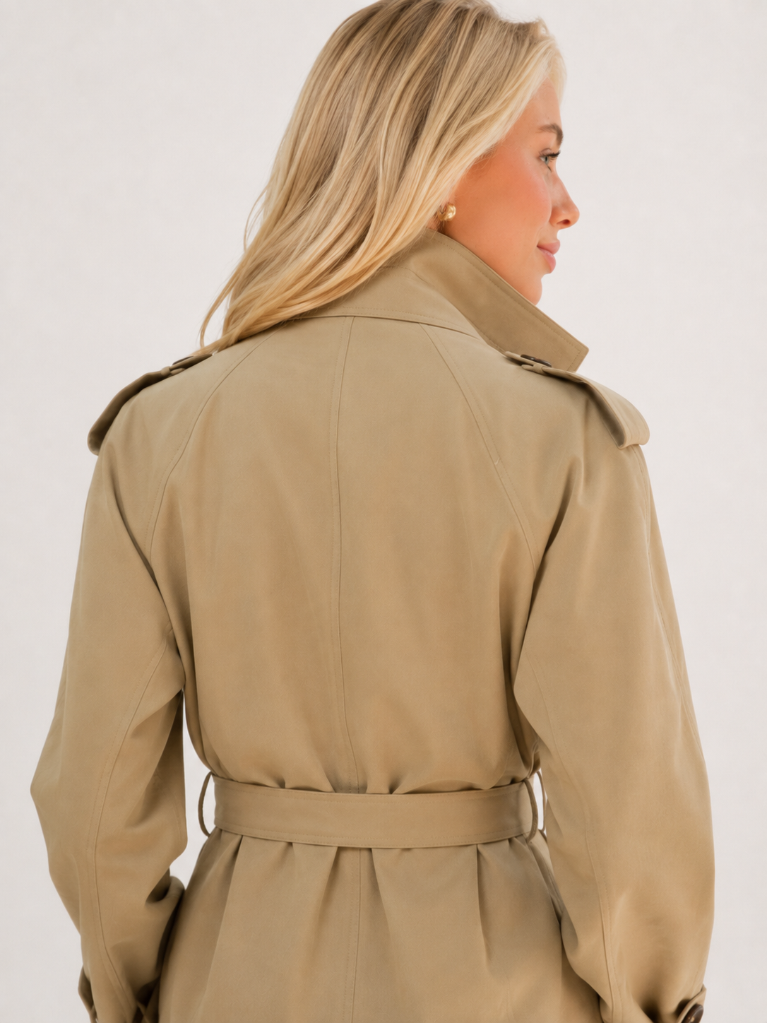 Veste Trench Col Montant