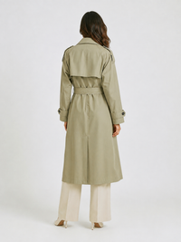 Trench Kaki Long Femme