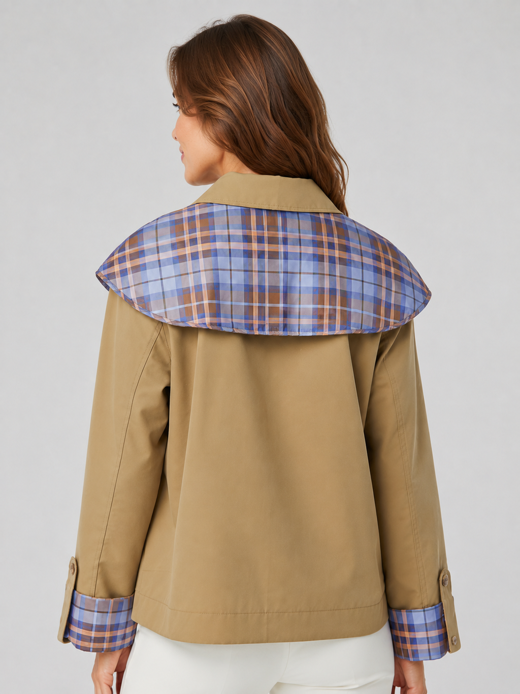 Veste Courte Style Trench
