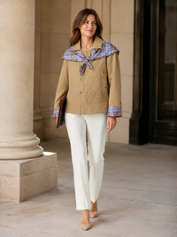 Veste Courte Style Trench