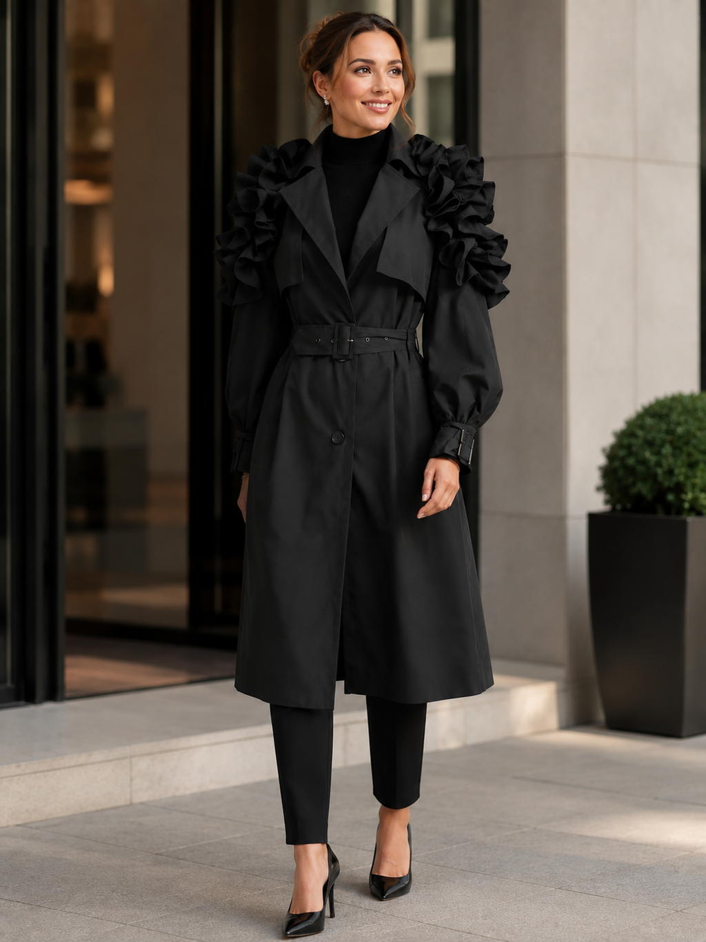 Robe Trench Noir
