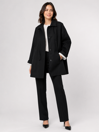 Trench Mi Long Femme Noir