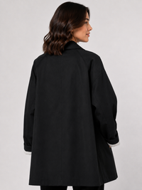 Trench Mi Long Femme Noir