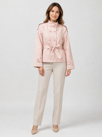 Trench Court Femme Ceinture