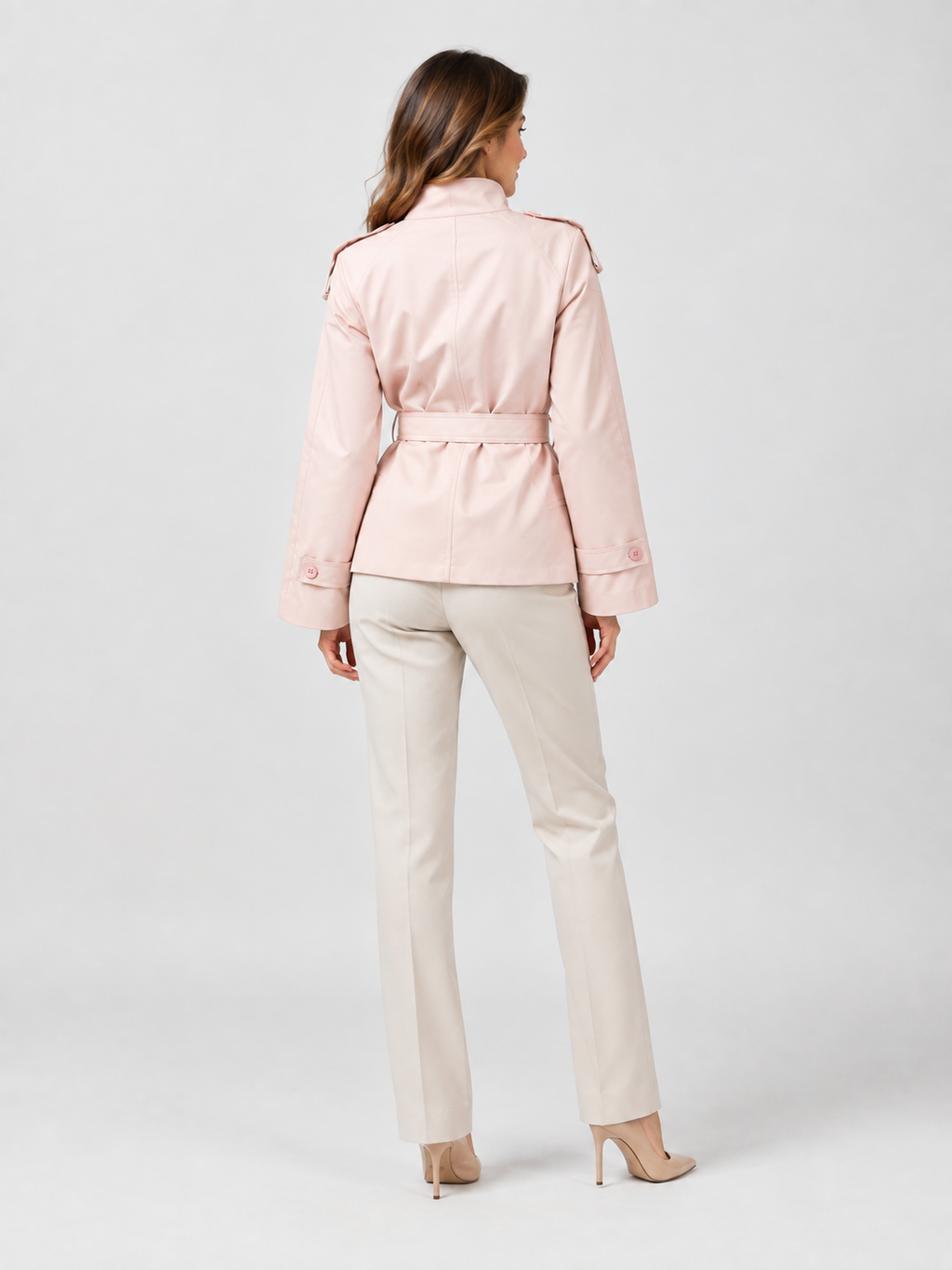 Trench Court Femme Ceinture