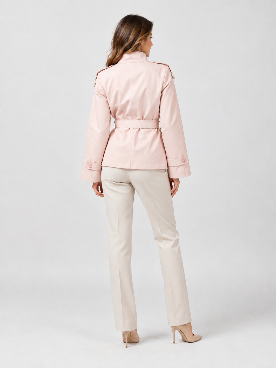 Trench Court Femme Ceinture