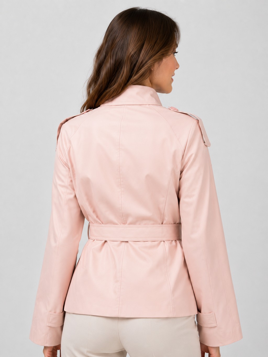 Trench Court Femme Ceinture