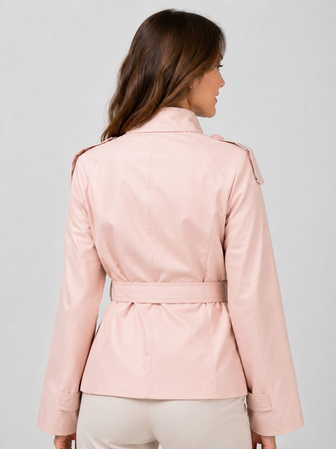 Trench Court Femme Ceinture