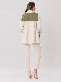 Veste Beige Trench Court