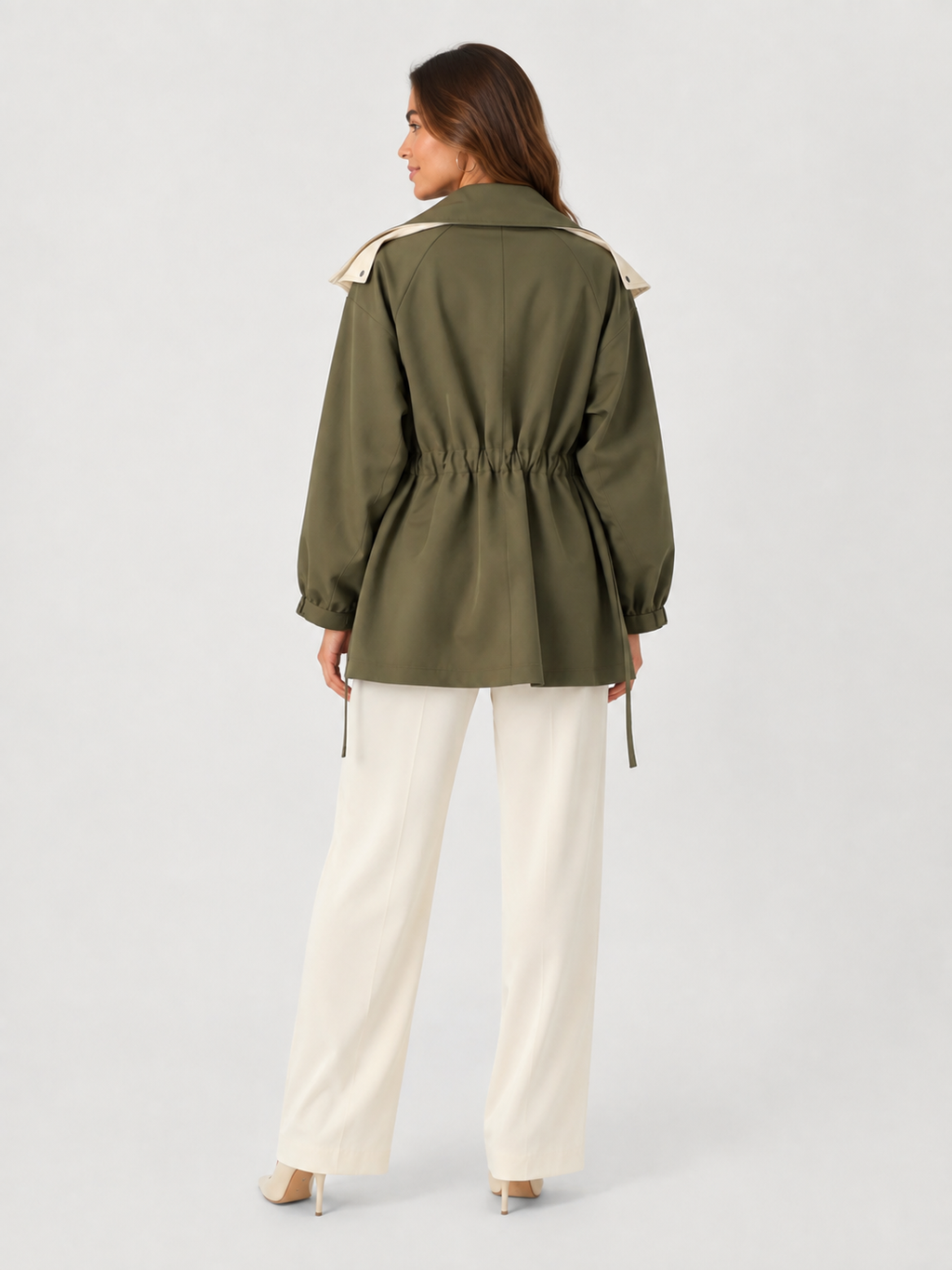 Veste Trench Vert