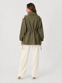Veste Trench Vert