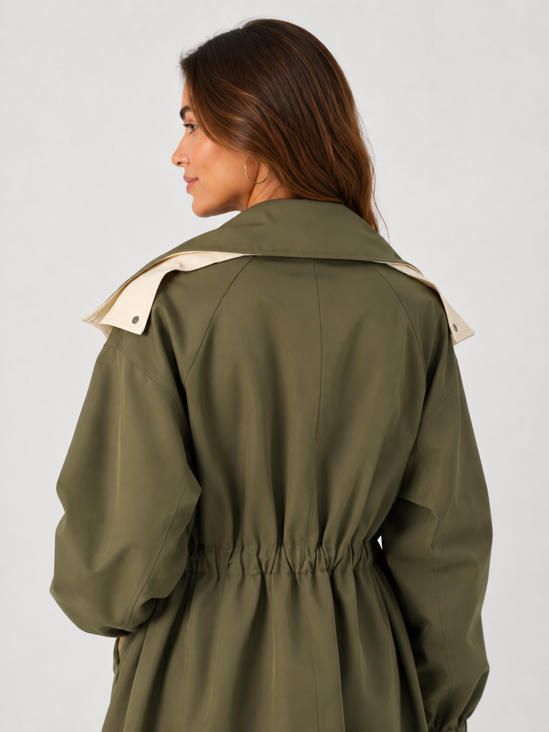 Veste Trench Vert