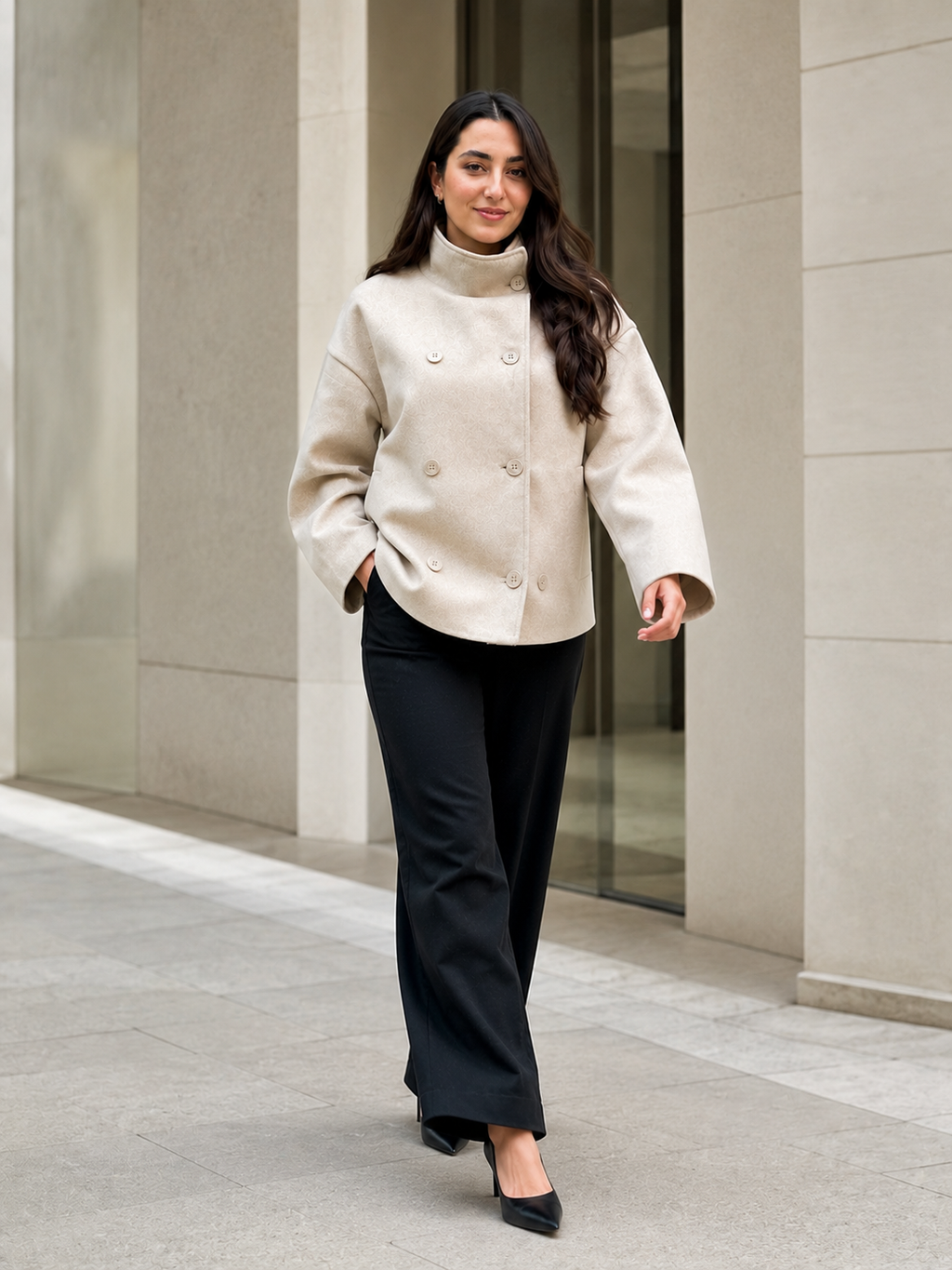 Trench Court Blanc