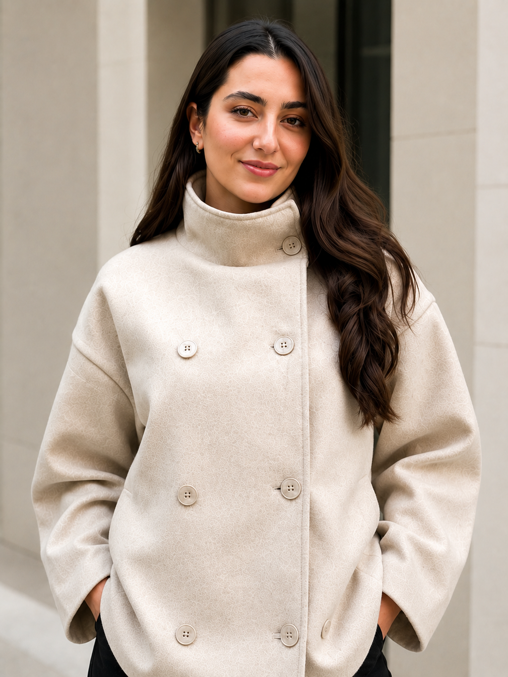 Trench Court Blanc
