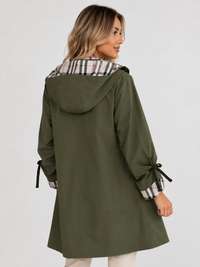 Trench Mi-Long Femme Kaki