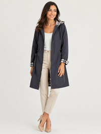 Manteau Trench Gris Femme