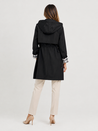 Trench Imperméable Femme Noir