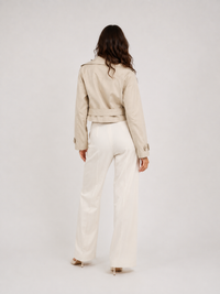 Trench Femme Beige Court