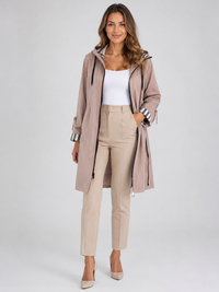 Trench Imperméable Beige Femme