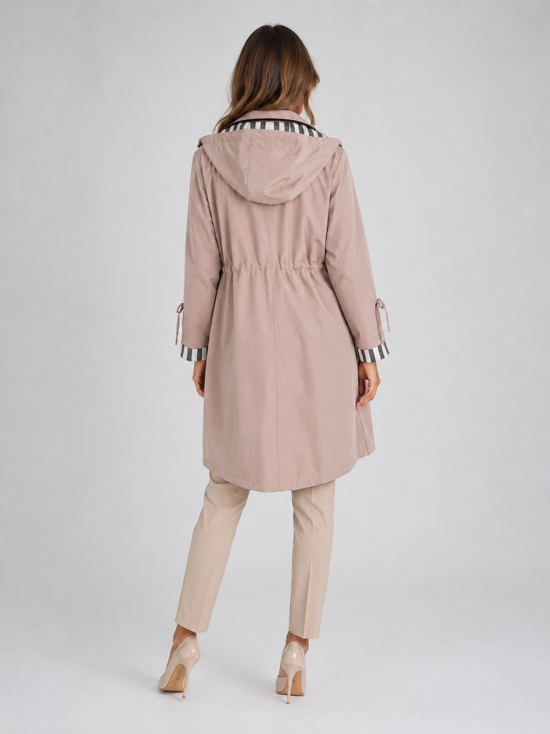 Trench Imperméable Beige Femme