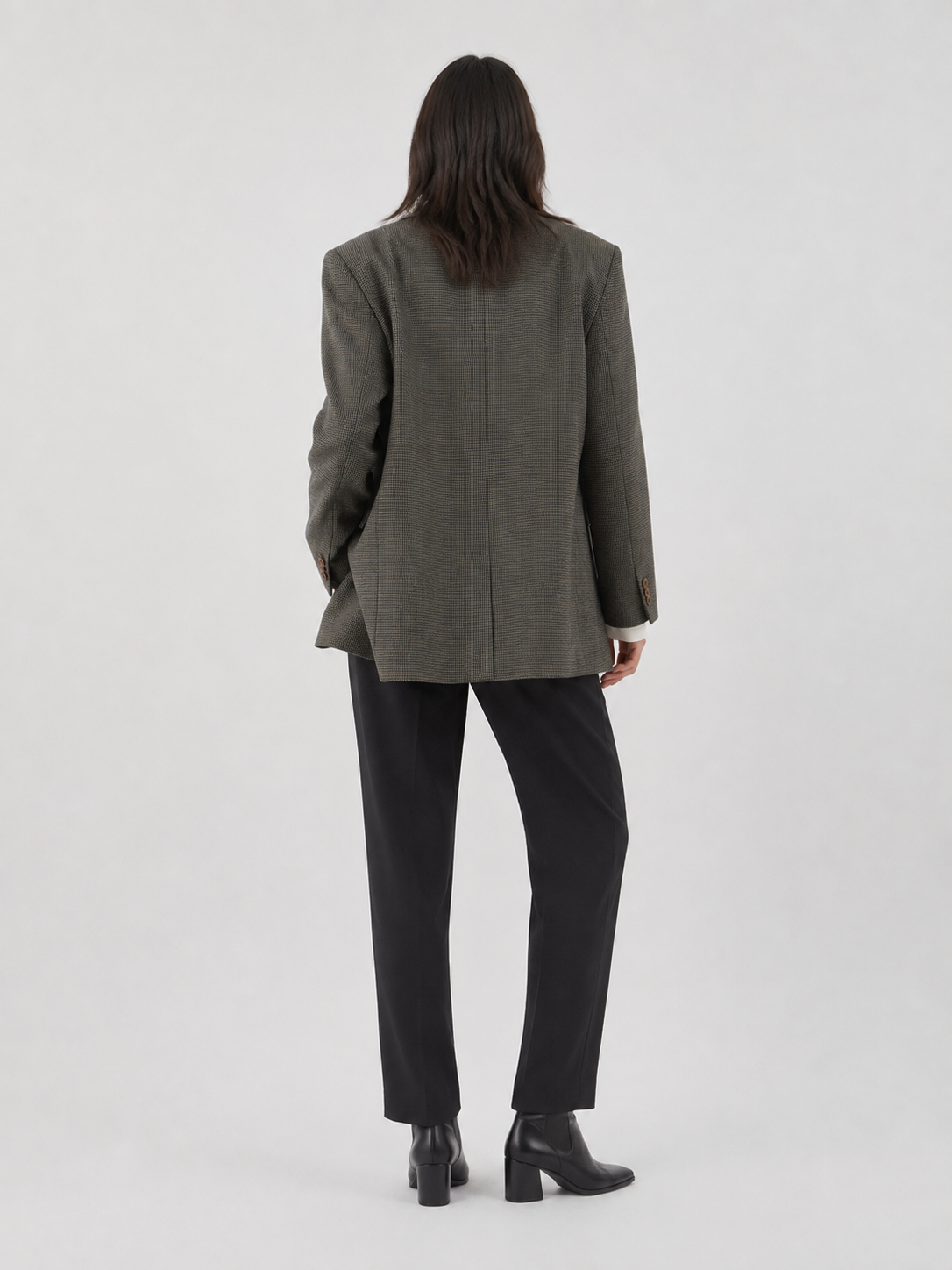 Blazer Marron Femme Laine