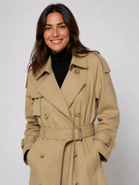 Trench Beige Femme Long