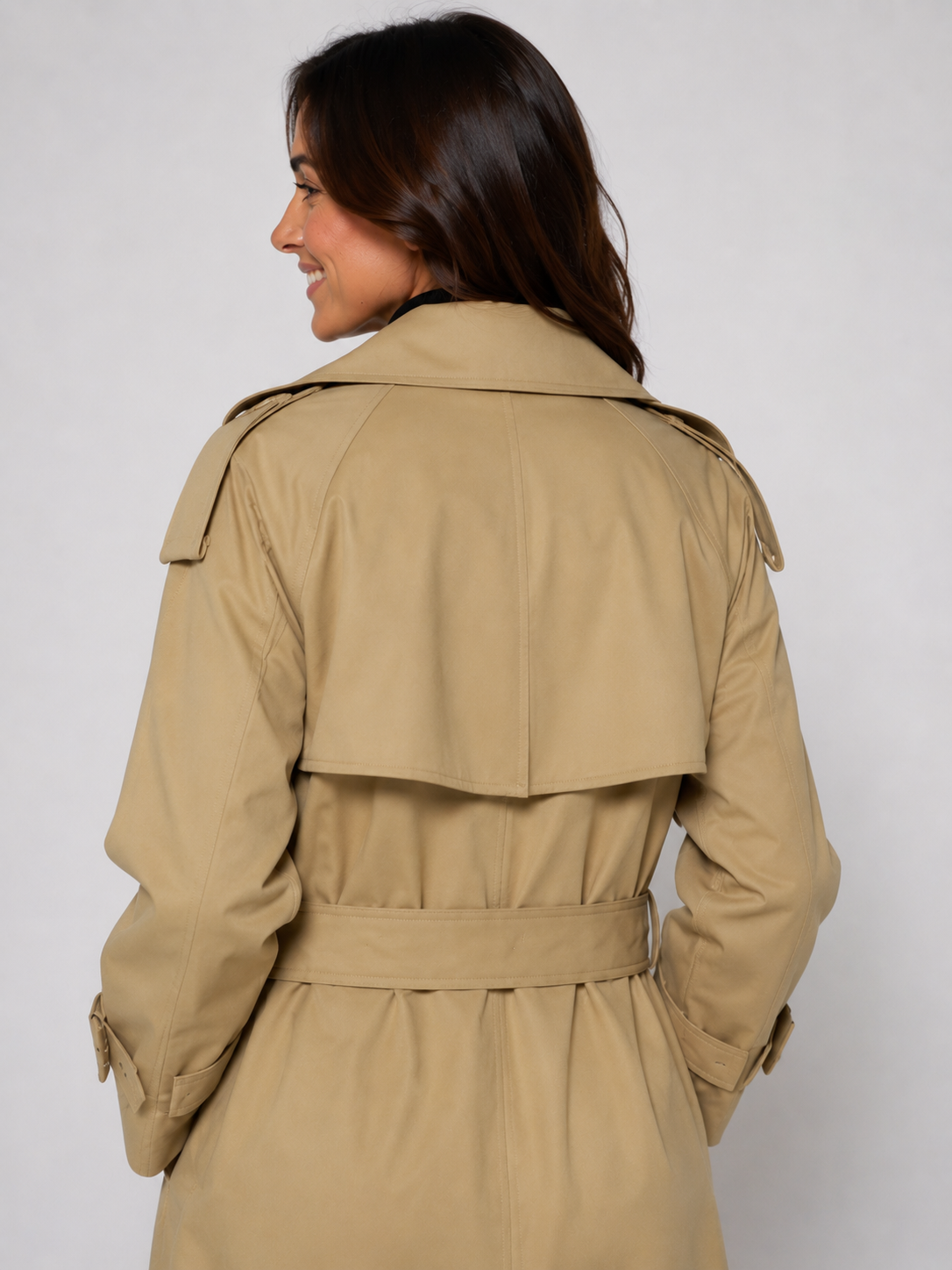 Trench Beige Femme Long
