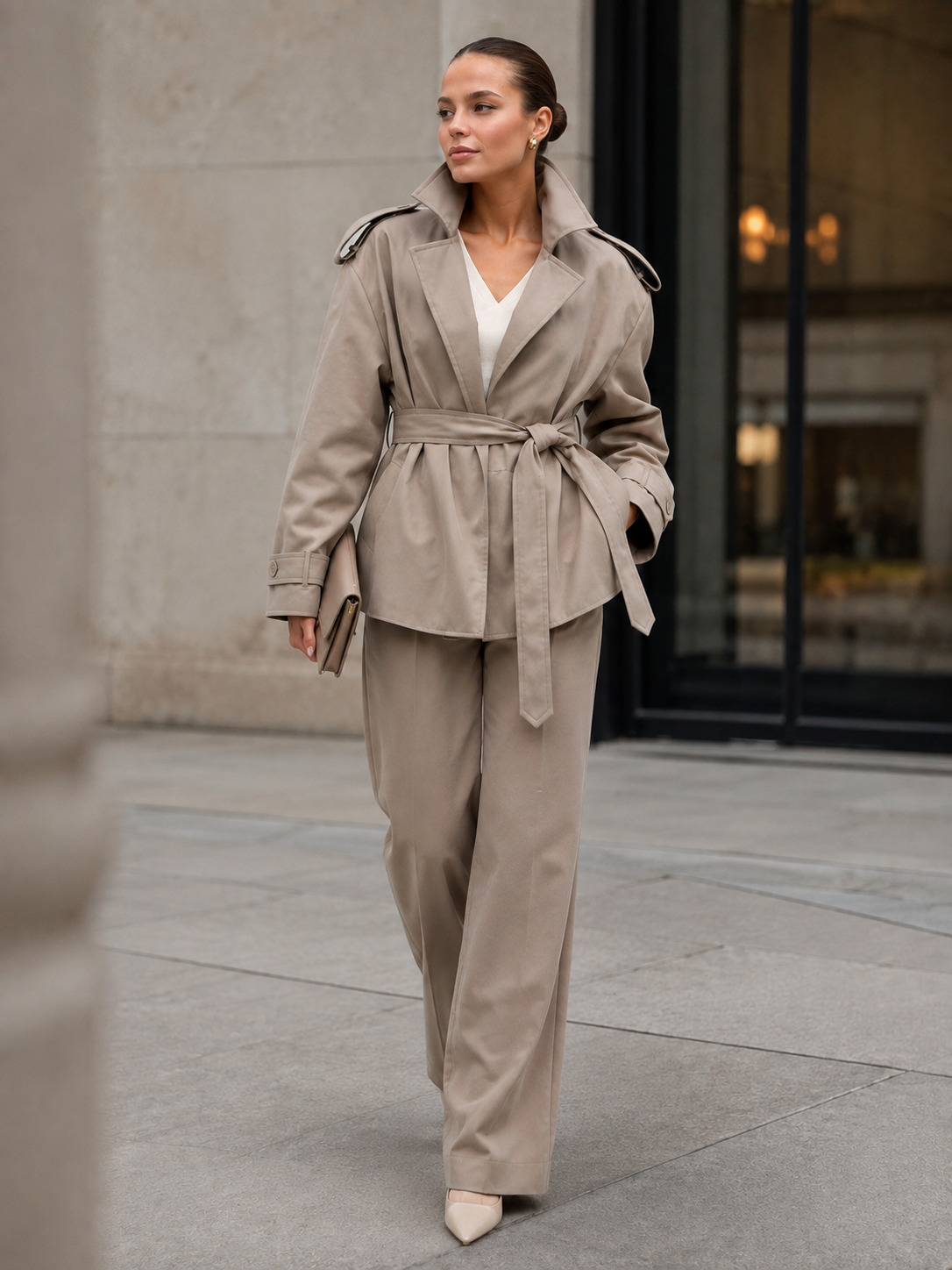 Veste Femme Trench Court