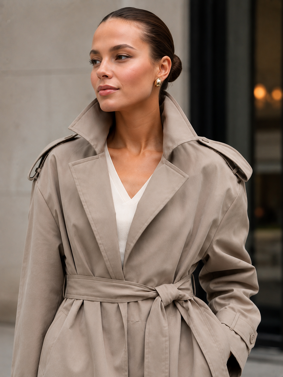 Veste Femme Trench Court