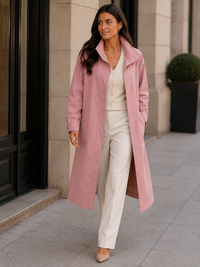 Trench Long Rose
