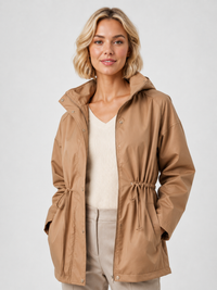Trench Femme Court Kaki