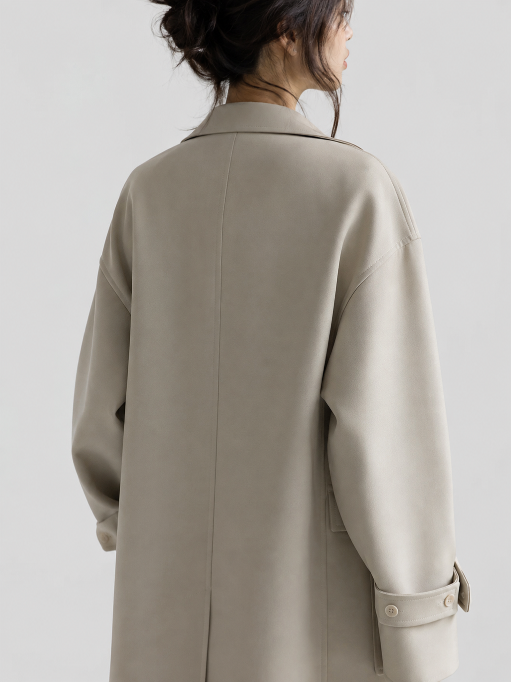 Trench Long Impermeable Femme