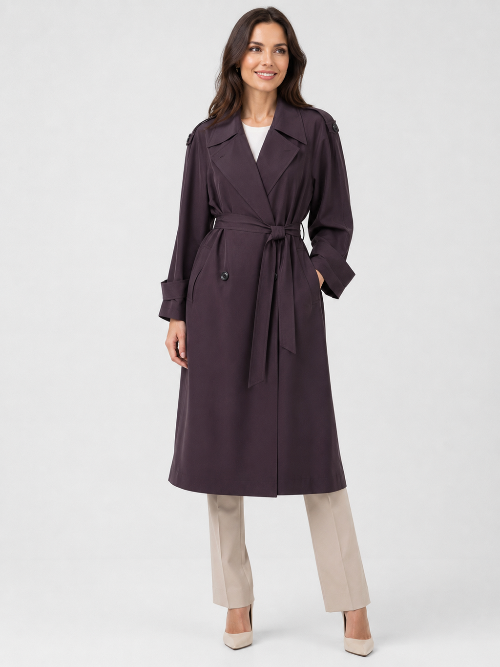 Trench Extra Long Femme