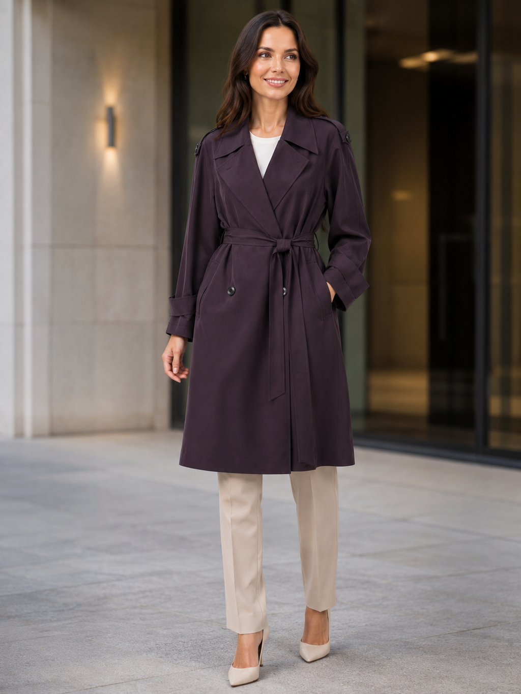 Trench Extra Long Femme