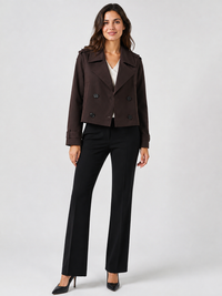 Trench Marron Femme Court