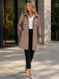 Trench Imperméable Femme Marron