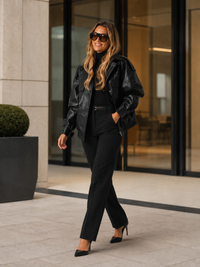 Veste De Moto Cuir Femme